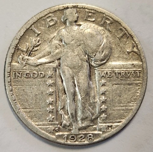 1928-S Standing Liberty Quarter. VF+