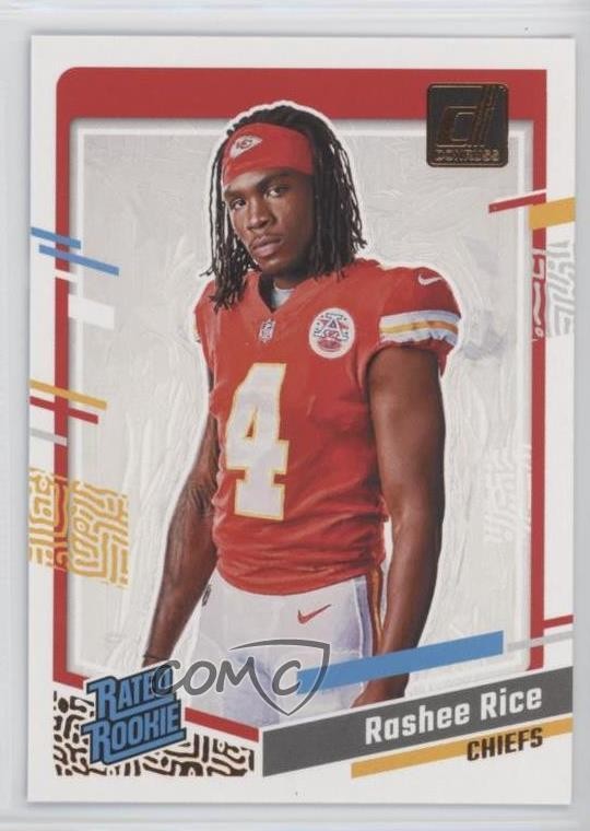 2023 Panini Donruss Rated Rookie Portrait Rashee Rice #17 RC 11dc