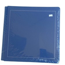 New Creative Memories Original 12x12 Scrapbook Album Sky Blue Natural Pages