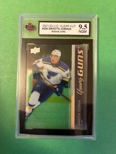 2021-22 Upper Deck Clear Cut #204 Dakota Joshua Young Guns Rookie Card KSA 9.5. rookie card picture