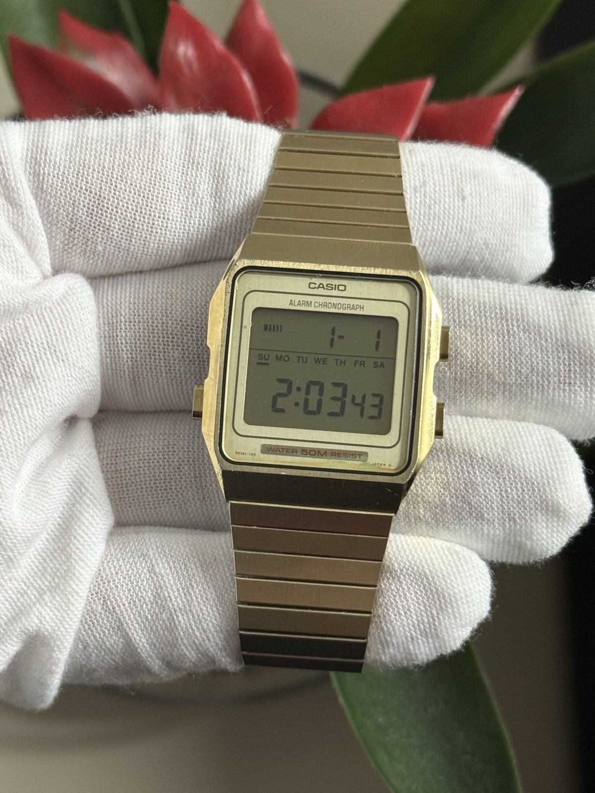 Rare Vintage Casio WS-75G Alarm Chronograph Men’s Digital Sports Watch JDM 1980s