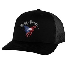 We The People Snapback - Constitutional Eagle Hat with Silver Thread  Patriotic