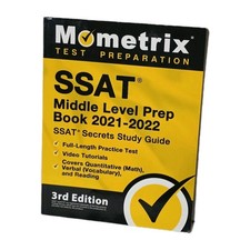 SSAT Middle Level Prep Book 2021-2022 3rd Ed:...