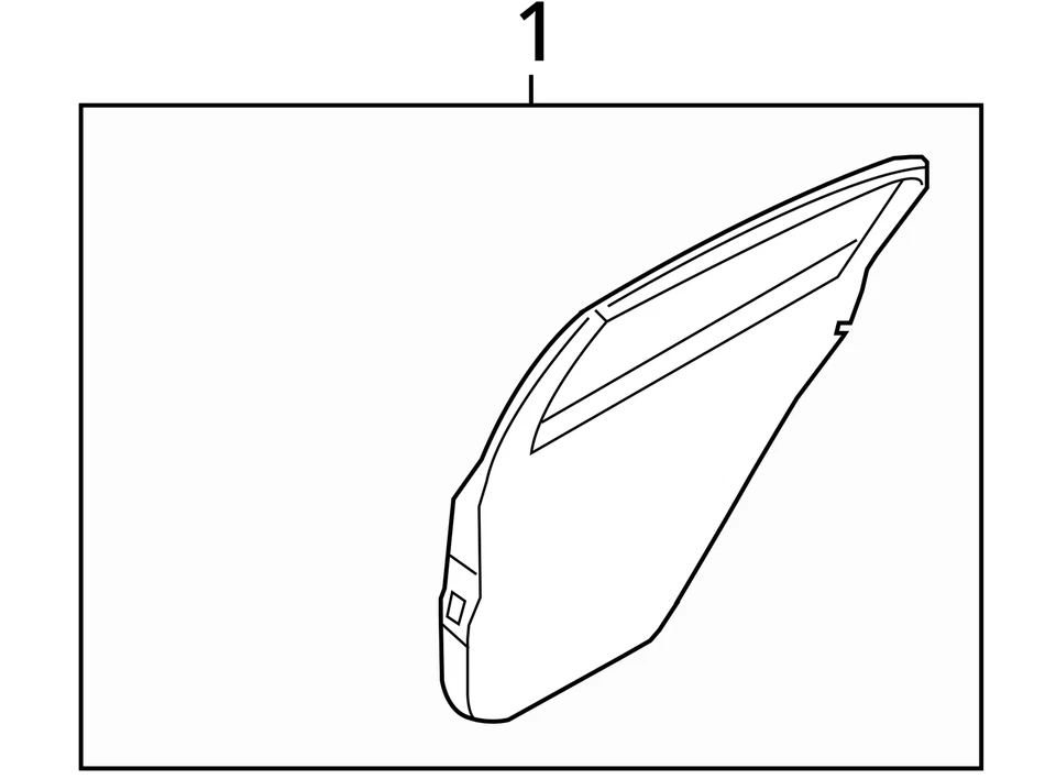 (LOCAL PICKUP ONLY) 14 15 16 17 18 19 20 21 22 23 INFINITI Q50 Rear Door Right - Image 4 of 4