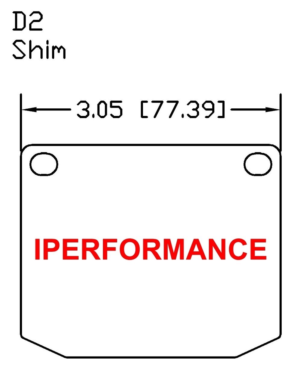Titanium Brake Pad Shim Heat Shield Set for Lotus Elan +2,+2S, +2S130 67-69 Fr E