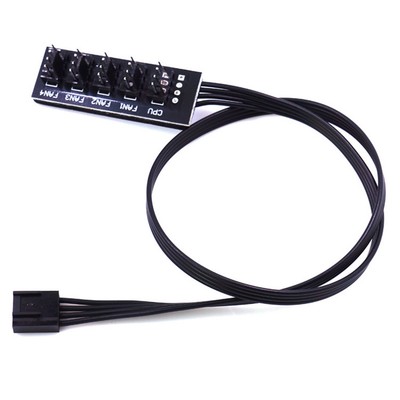 40cm 1 to 5 4-Pin Molex TX4 PWM Fan CPU HUB Splitter PC Case Chasis Cooler6711