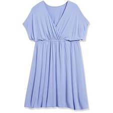 Abito donna Surplice pull over viola elastico taglia large