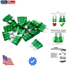 20 pcs 30 Amp Standard Blade Fuse, Automotive Fuse for Car Truck