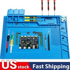 Soldering Mat Insulation Silicone Magnetic Repair Work Station Mat HeatResistant