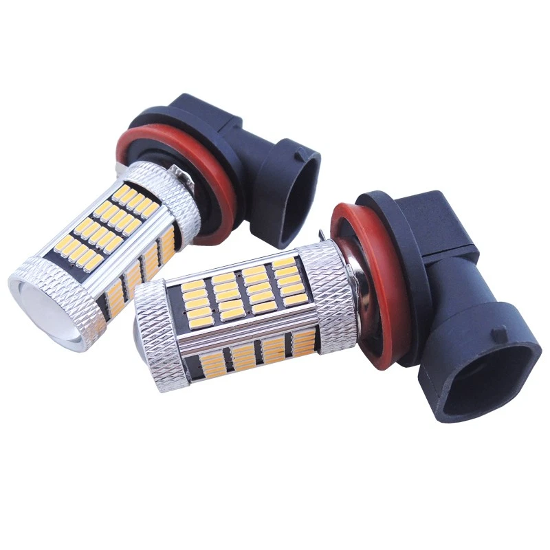 2pcs Amber Yellow H11 LED Fog Light Bulbs Car Truck Fog Driving Lamp Replacement - Image 2 of 4