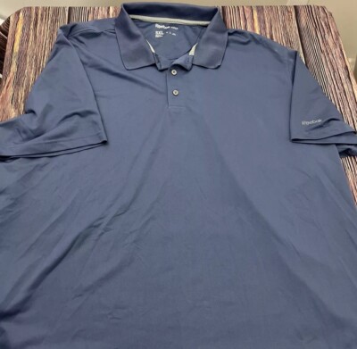 Reebok Golf Polo Shirt Mens Size 5XL Purple Stretch Golfing