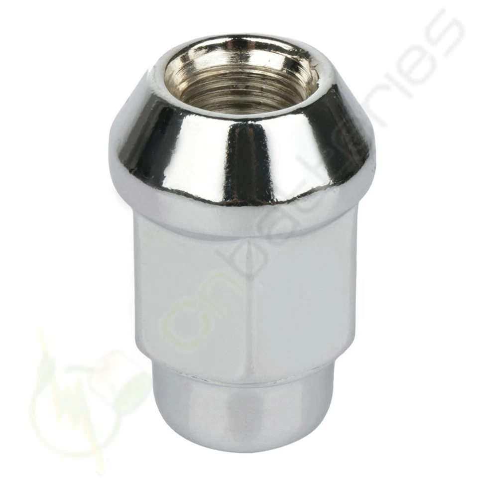 20 Pcs Chrome 7/16-20 Wheel Lug Nuts 3/4" Hex Fits Chevrolet Corvette Impala - Image 4 of 4