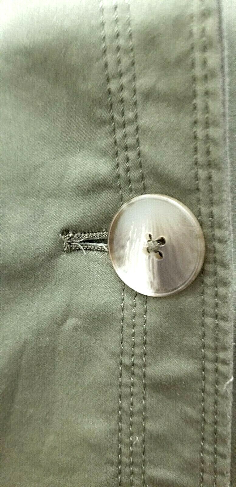 KATE HILL WOMEN'S ARMY GREEN LIGHTWEIGHT JACKET WITH … Gem