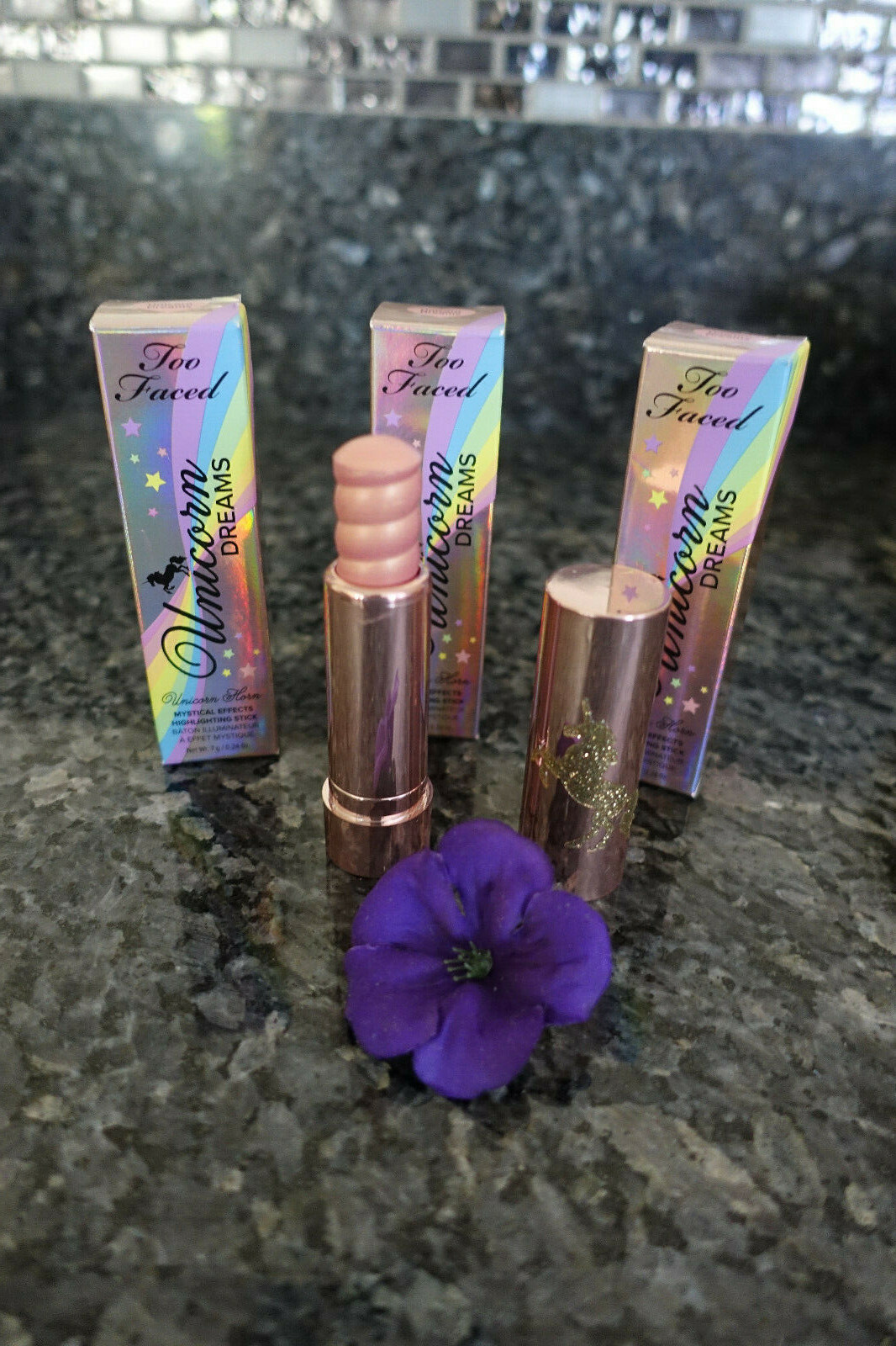 Too faced unicorn dreams  unicorn horn mystical effects highlighting stick new 