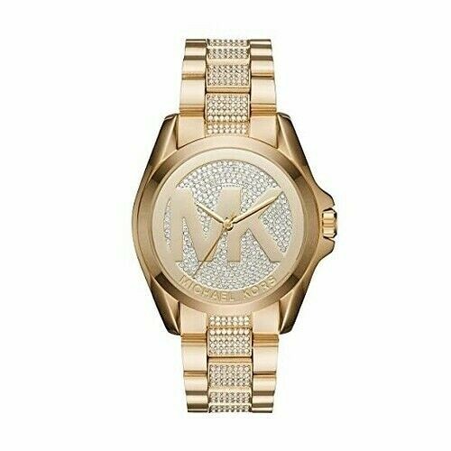 MK6487 Bradshaw Gold Tone MK Logo 