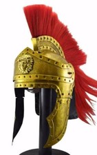 Greek Corinthian Helmet Antique Medieval Knight Replica Roman Armor Helmet