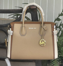 MICHAEL KORS MERCER MEDIUM ZIP BELTED SATCHEL...