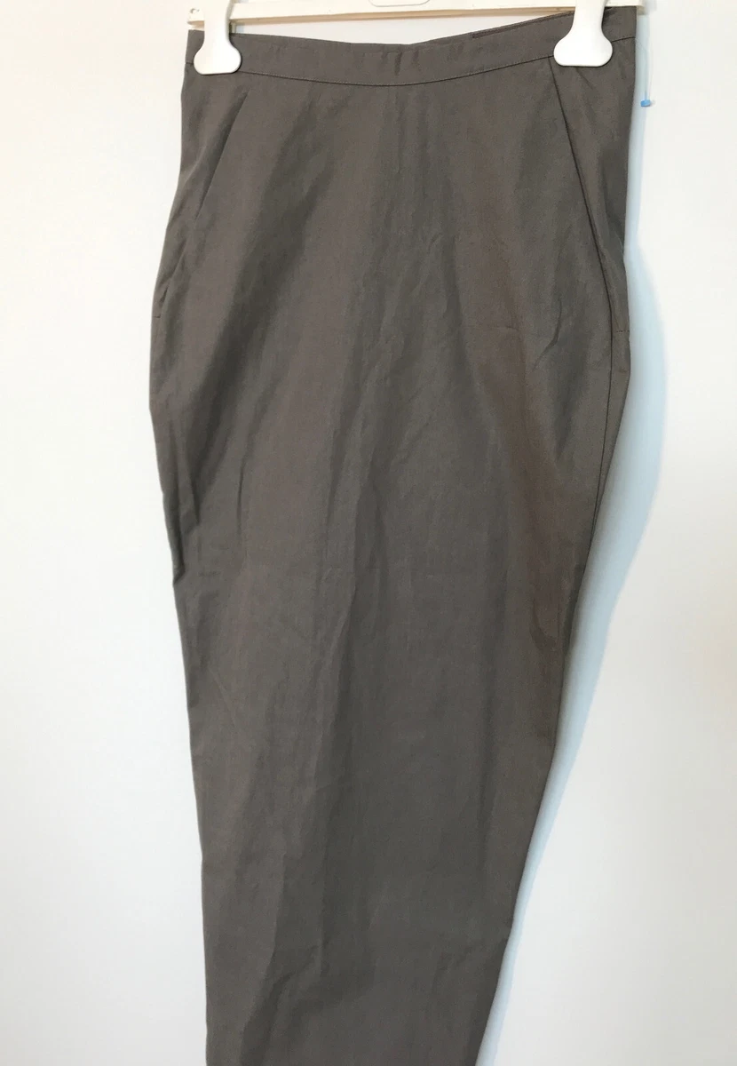 Long khaki skirts hot sale 40