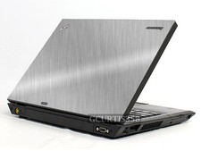 BRUSHED ALUMINUM Vinyl Lid Skin Cover fits IBM Lenovo Thinkpad T400 Laptop