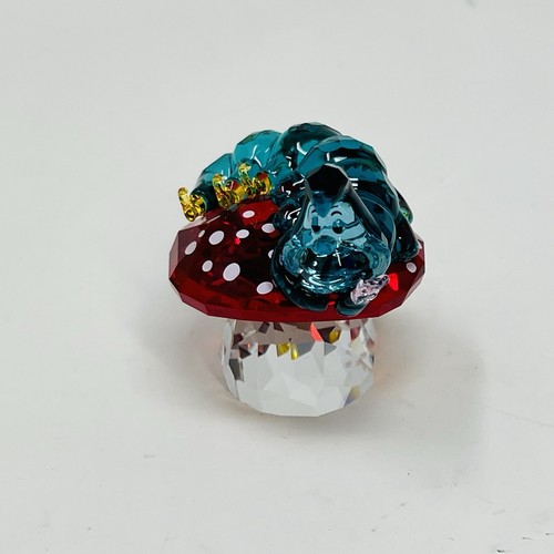 New Swarovski Crystal Alice In Wonderland Caterpillar Figurine 5670225 - Picture 10 of 15