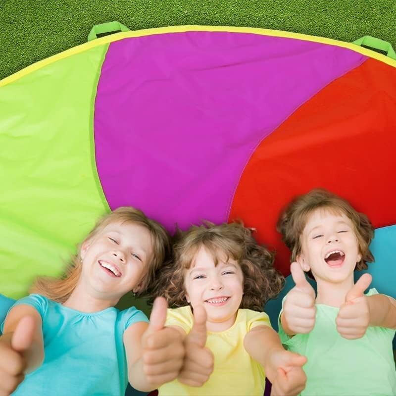 Jeu du parachute - Parachute cooperatif pour maternelle - Jeu d'Enfant Jeu du parachute - Parachute cooperatif pour maternelle - Jeu d'Enfant