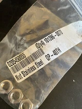 (BC21) Lot of (4) Multiquip Stainless Steel Nuts QP-40TH