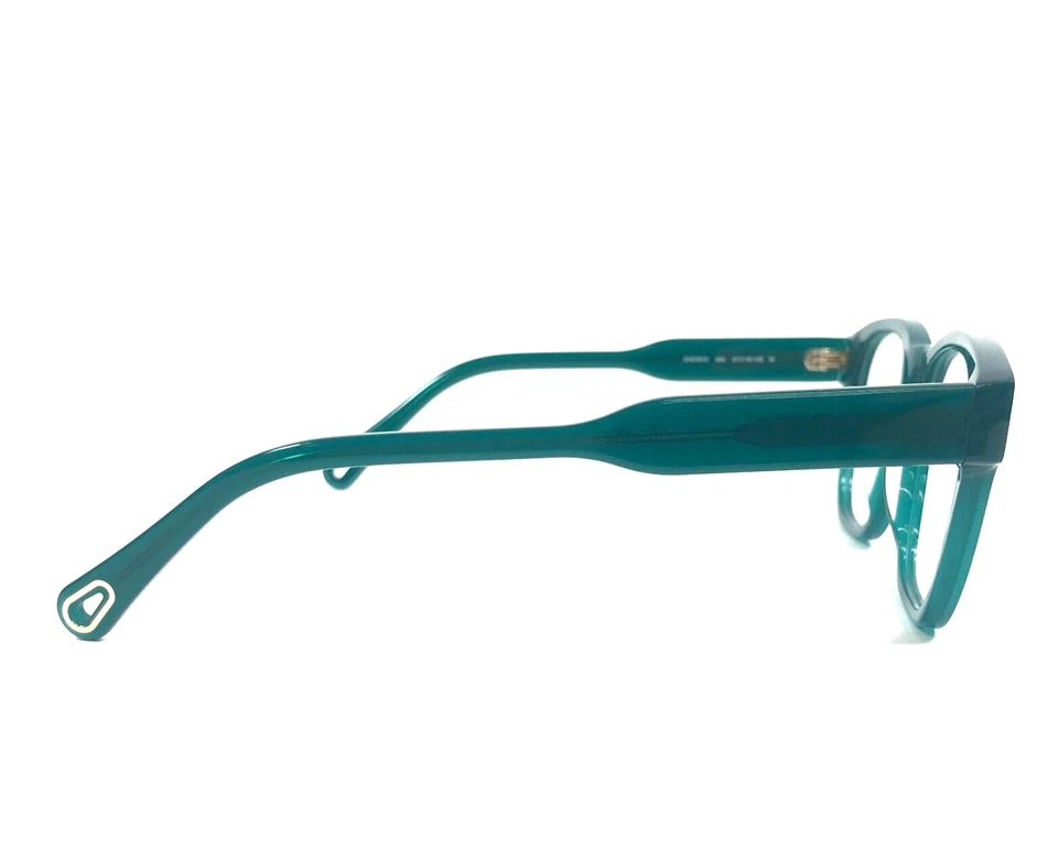 Chloe Eyeglasses Frames CH0161O 004 Polished Green Square Full Rim 51-18-145 - Image 3 of 4