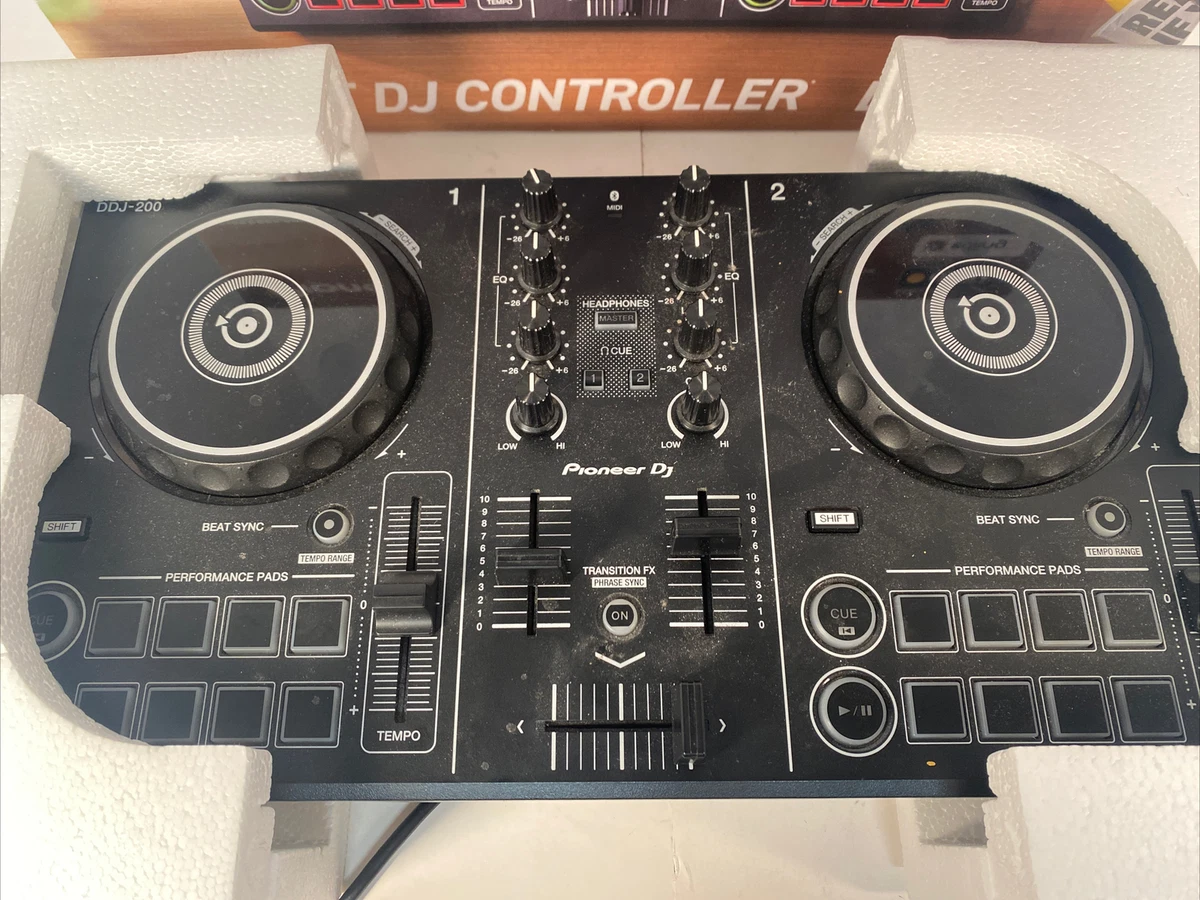 Pioneer DDJ-200 DDJ200 2-Deck Portable Smartphone PC/Mac Starter