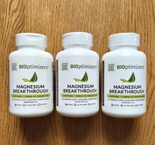 Bioptimizers Magnesium Breakthrough all 7 essential forms, 60 capsules - 3 pack