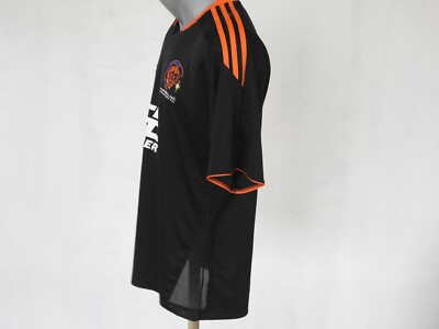 タイ代表 サッカーシャツ XL 黒 Thai Port FC Away Jersey Adidas Black Shirt Size L Football Soccer