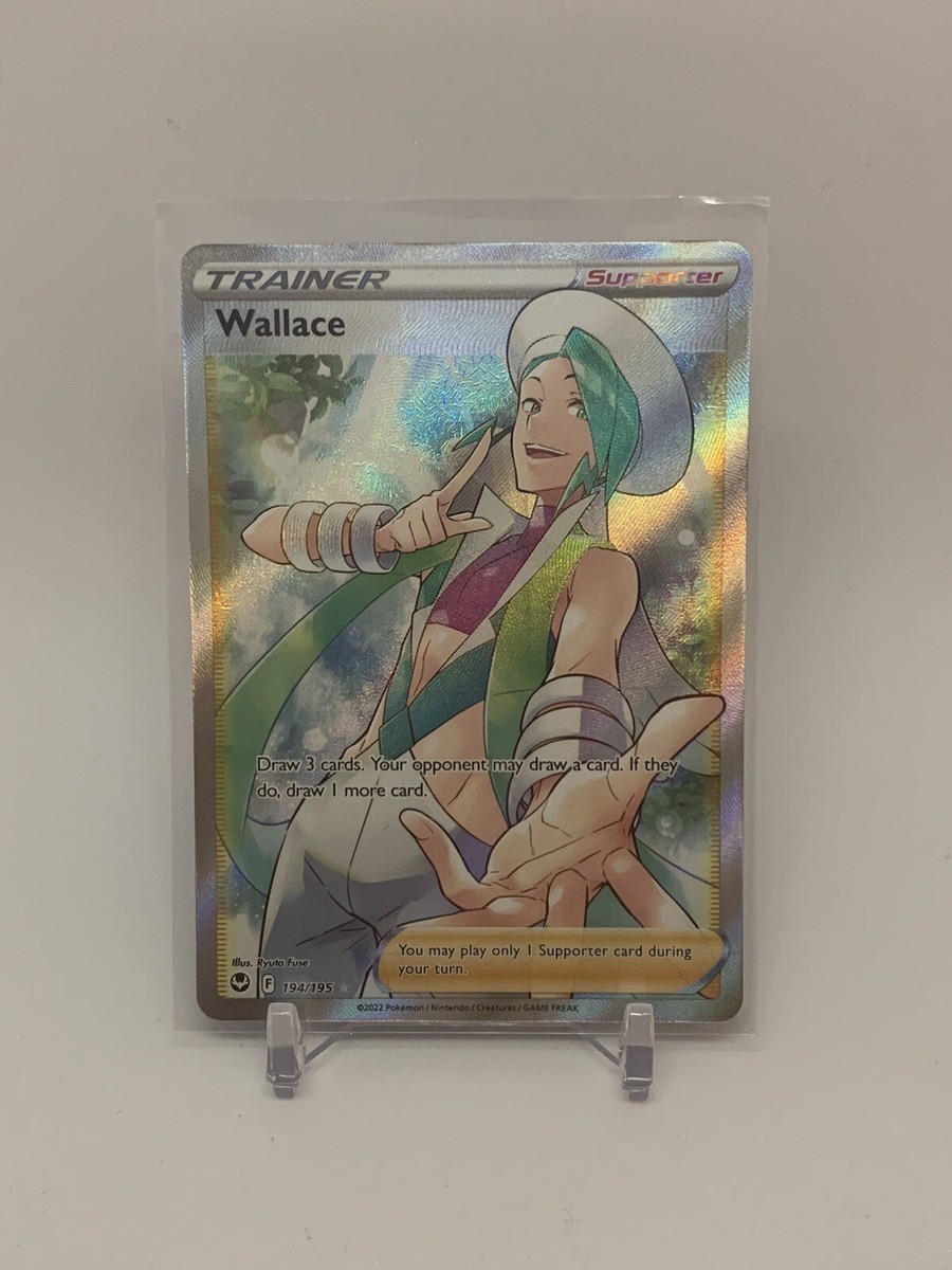 Pokmon TCG Wallace (Full Art) Silver Tempest 194/195 Holo Ultra Rare