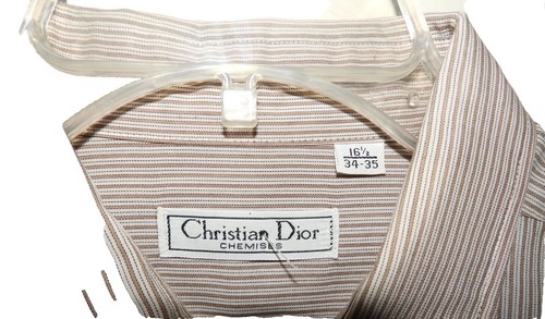 VINTAGE USA! Christian Dior Le Connaisseur Long Sleeve White Blue