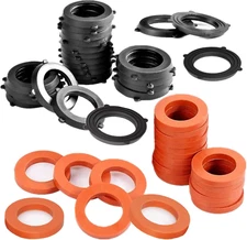 42 Pieces Garden Hose Rubber Washers Seals Heavy Duty O-Ring Gasket Hose Washers