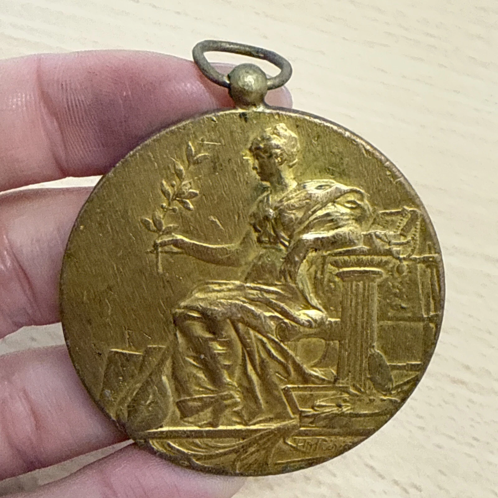 Médaille Exposition De Roanne Festival En Bronze