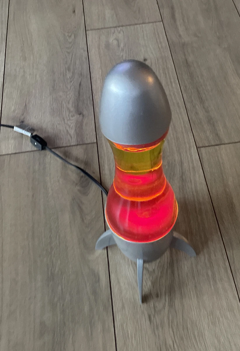 Vintage rocket lava lamp deals