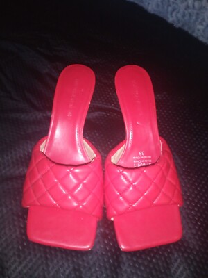 Red Bottega Veneta Heels