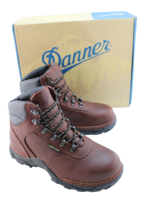 New DANNER Journeyman II GTX Men Size 9 Waterproof Brown Safety