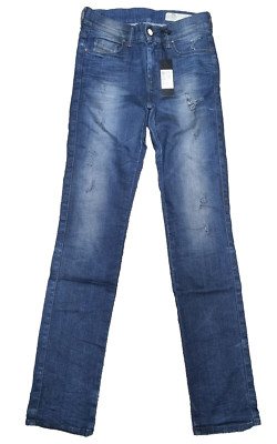 DIESEL Ladies Jeans Sandy W25 L32 DENIM Dark Blue | Slim Straight Fit | BR2E2