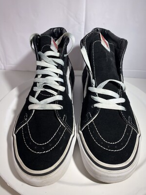 Vans Off The Wall 721454 Sk8 Hi High Top Dark Gray Shoes