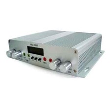 DC12V 5A 15W/ 25W FM Radio Transmitter Stereo PLL Broadcast Station 88-108MHz