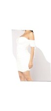 NWT FASHION NOVA SANYA DRESS- WHITE