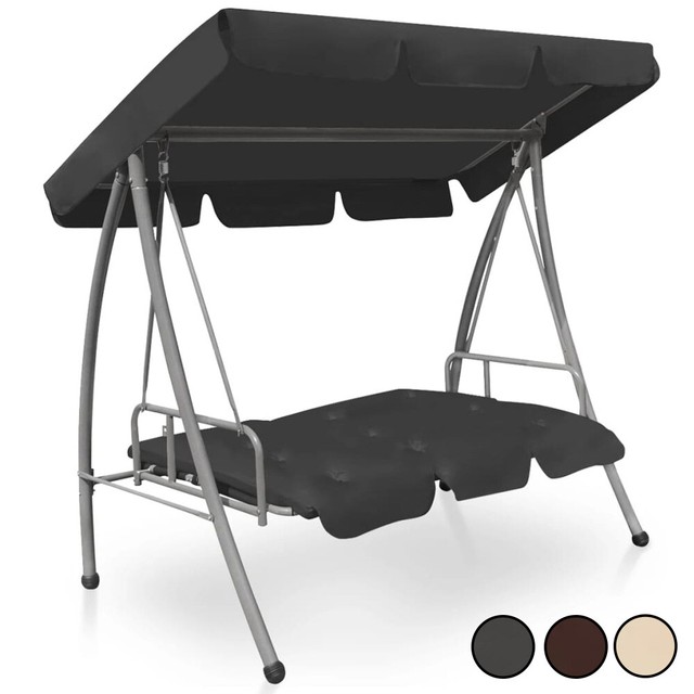 Gartenmobel Hollywoodschaukel 3 Sitzer Gartenschaukel Schaukel Mit Bettfunktion Ebay