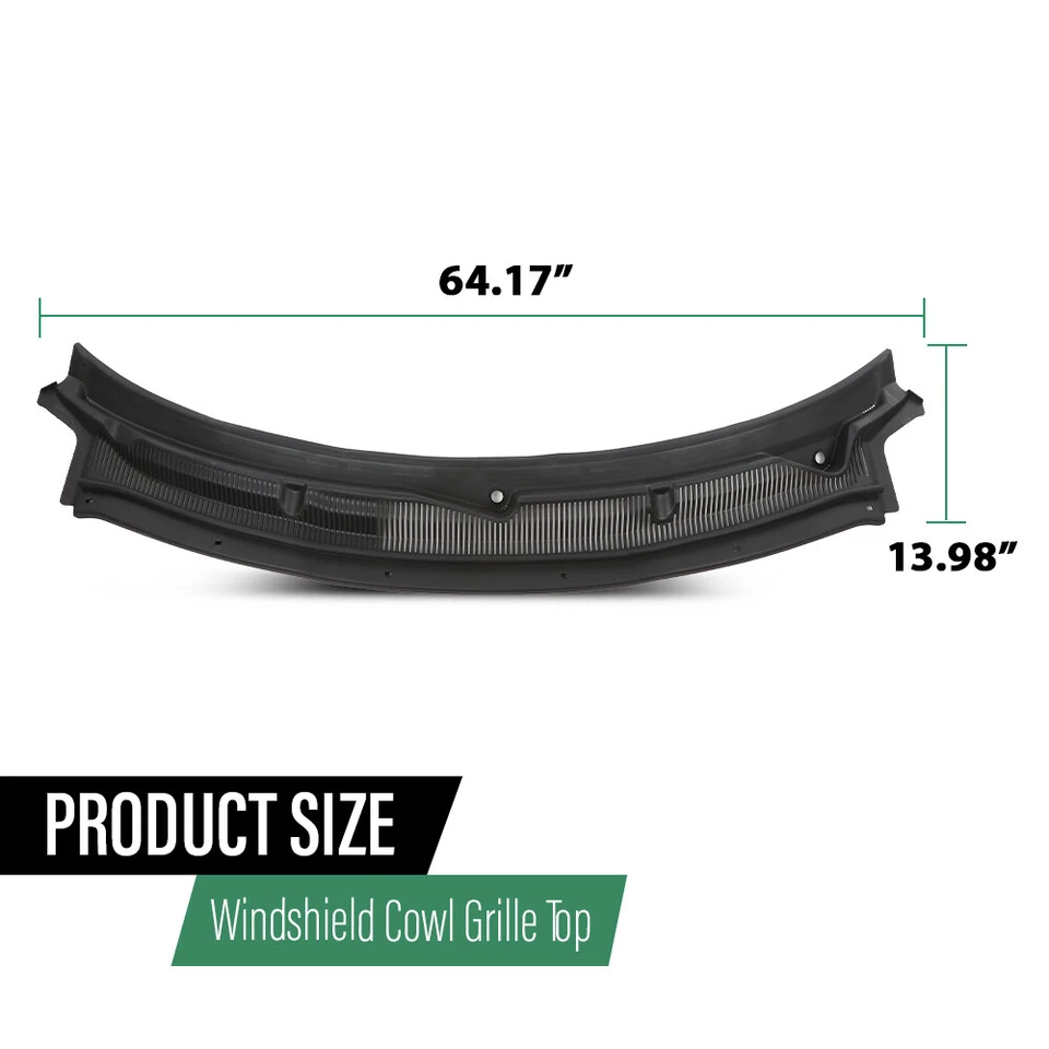 Fit For 2011-2019 Ford Explorer Windshield Cowl Grille Top Panel BB5Z78022A68AA - Image 3 of 4