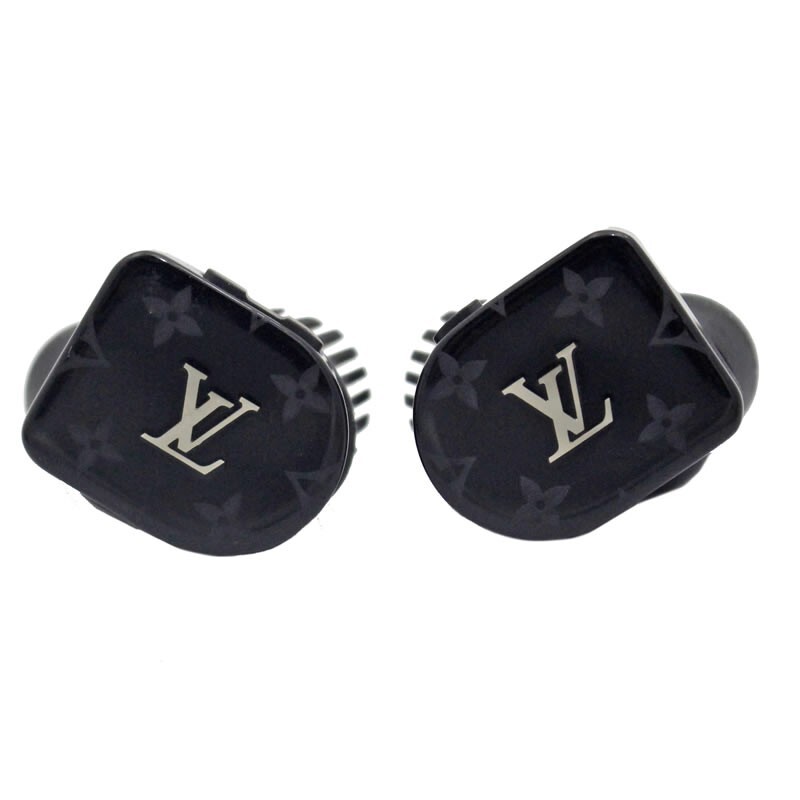 Louis Vuitton QAB010 Horizon Earphones Black Monogram Louis Vuitton QAB010 Horizon Earphones Black Monogram