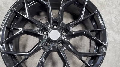 New 20x8.5 Brixton Forged RF10 (4 Wheel) 5x120 Black fit Alphard