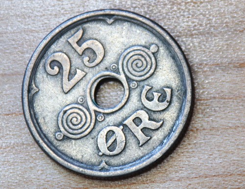 1925 Dänemark 25 Erz