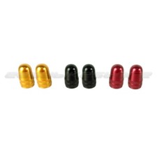 Aluminum Schrader valve / American valve Inner Tube Valve Cap Anodized Machined