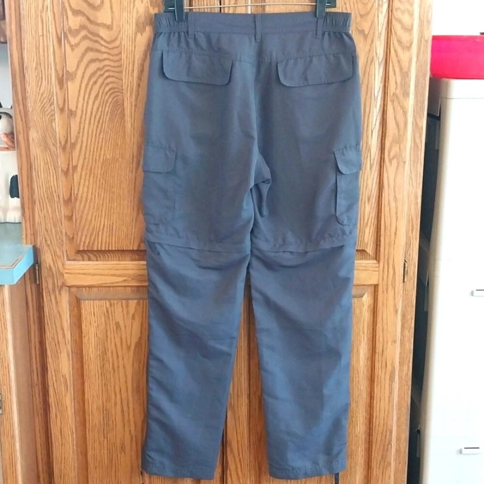 Pantalones Soaring Nuevos sin Etiquetas Para Hombre Talla Mediana Cremallera Gris Carbono Deslizante Senderismo Deporte Foto 3 de 4