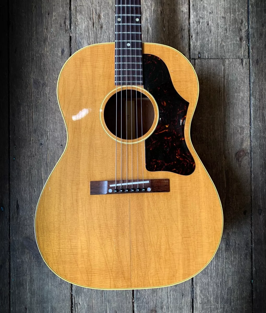 1958 GIBSON LG3 ACOUSTIC IN NATURAL FINISH HARD SHELL CASE eBay