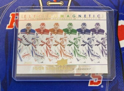 IGOR SHESTERKIN 2021-22 Upper Deck Electromagnetic GOLD EM-23 Rangers